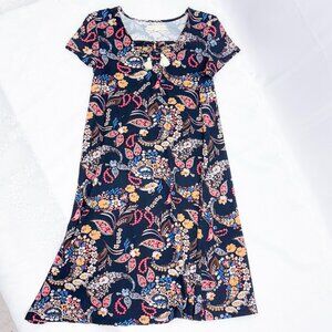 Four Threads Western Boho Dress Teen Girl Size XXL 16 Paisley Pattern